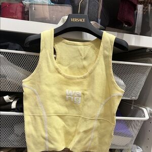 Versace Pastel Yellow Tank Top